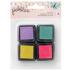   American Crafts Pebbles Cool Girl Tintapárna készlet Ink Pads (4 db)