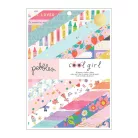 American Crafts Pebbles Cool Girl Scrapbook papírkészlet 6"x8" Gold Foil Paper Pad (36 lap)
