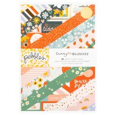   American Crafts Pebbles Sunny Bloom Scrapbook papírkészlet 6"x8"  Paper Pad (36 lap)
