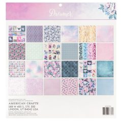   American Crafts Dreamer Scrapbook papírkészlet 12" (30 cm)  Paper Pad (24 lap)