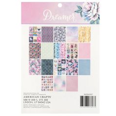   American Crafts Dreamer Scrapbook papírkészlet 6"x8"  Paper Pad (36 lap)
