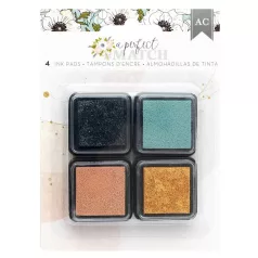   American Crafts A Perfect Match Tintapárna készlet Ink Pads (4 db)