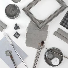   Fusion Mineral Paint Metallic Brushed Steel Matt Metál festék (250 ml)