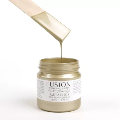 Fusion Mineral Paint Metallic Vintage Gold Matt Metál festék (250 ml)
