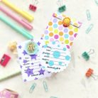 CarlijnDesign Stencil ATC Backgrounds (4 db)