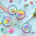 CarlijnDesign ATC Coin Circles + Envelope Vágósablon Cutting Dies (1 csomag)