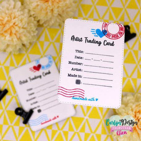 CarlijnDesign ATC English Szilikonbélyegző A7 Clear Stamps (1 db)