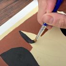 DecoArt Americana Lamp (Ebony) Black Akril festék - matt Acrylics (473 ml)