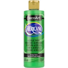   DecoArt Americana Festive Green Akril festék - matt Acrylics (236 ml)
