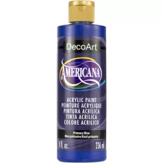   DecoArt Americana Primary Blue Akril festék - matt Acrylics (236 ml)