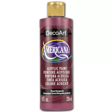 DecoArt Americana Deep Burgundy Akril festék - matt Acrylics (236 ml)