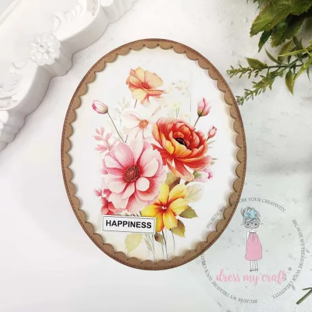 Dress My Craft Language Of Flowers  Transzfer fólia Mini Transfer Me (1 db)