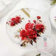   Dress My Craft Lovely Roses Transzfer fólia Mini Transfer Me (1 db)