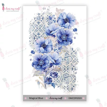 Dress My Craft Magical Blue Transzfer fólia Mini Transfer Me (1 db)