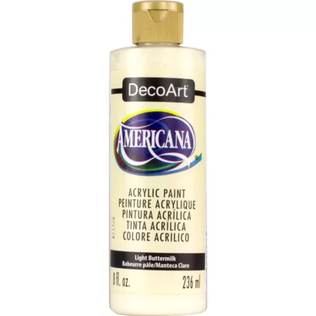 DecoArt Americana Light Buttermilk Akril festék - matt Acrylics (236 ml)