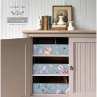  Annie Sloan Swedish Posy A1 (59x84cm) dekupázs rostpapír – Re-Design with Prima Decoupage Fiber (1 ív)