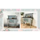 Annie Sloan Swedish Posy A1 (59x84cm) dekupázs rostpapír – Re-Design with Prima Decoupage Fiber (1 ív)
