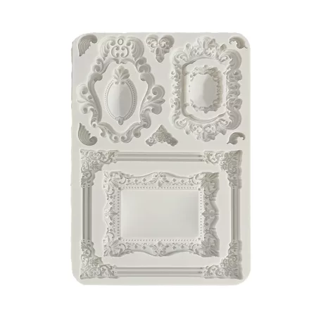 Stamperia Brocante Antiques Szilikon öntőforma A5 Frames Silicon Mould (1 db)