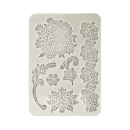 Stamperia Brocante Antiques Szilikon öntőforma A5 Laces Silicon Mould (1 db)