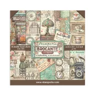   Stamperia Brocante Antiques Papírkészlet 8" (20 cm)  Paper Pack (10 ív)