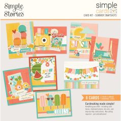   Simple Stories Summer Snapshots Kivágatok Simple Cards Kit 1 csomag