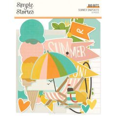   Simple Stories Summer Snapshots Kivágatok Big Bits & Pieces 1 csomag