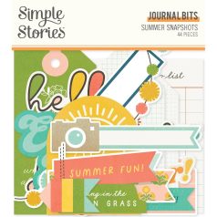   Simple Stories Summer Snapshots Kivágatok Journal Bits & Pieces 1 csomag