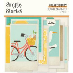   Simple Stories Summer Snapshots Kivágatok Polaroid Bits & Pieces 1 csomag