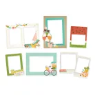 Simple Stories Summer Snapshots Chipboard Chipboard Frames 1 csomag