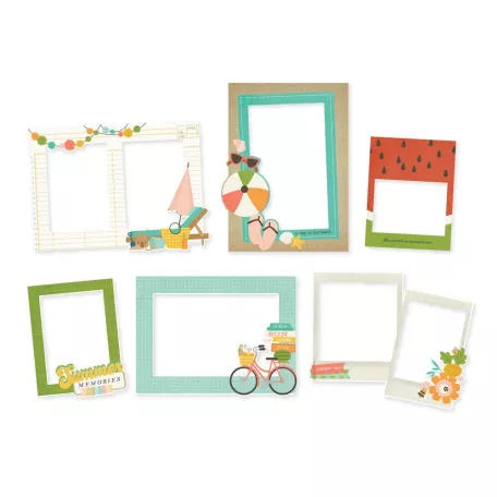 Simple Stories Summer Snapshots Chipboard Chipboard Frames 1 csomag