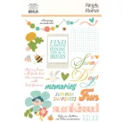 Simple Stories Summer Snapshots Matrica Rub-Ons 2 ív