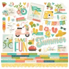 Simple Stories Summer Snapshots Scrapbook papírkészlet Collection Kit 12" (30 cm) 1 csomag