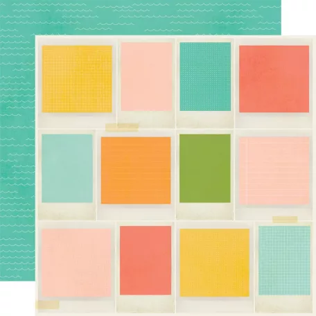 Simple Stories Summer Snapshots Scrapbook papírkészlet Collection Kit 12" (30 cm) 1 csomag