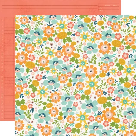 Simple Stories Summer Snapshots Scrapbook papírkészlet Collection Kit 12" (30 cm) 1 csomag