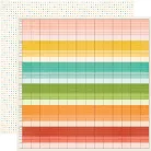 Simple Stories Summer Snapshots Scrapbook papírkészlet Collection Kit 12" (30 cm) 1 csomag