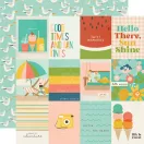 Simple Stories Summer Snapshots Scrapbook papírkészlet Collection Kit 12" (30 cm) 1 csomag