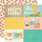 Simple Stories Summer Snapshots Scrapbook papírkészlet Collection Kit 12" (30 cm) 1 csomag