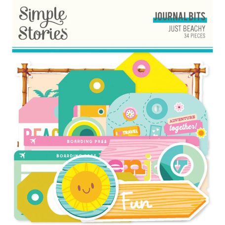 Simple Stories Just Beachy Kivágatok Journal Bits & Pieces 1 csomag