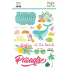 Simple Stories Just Beachy Matrica Rub-Ons 2 ív