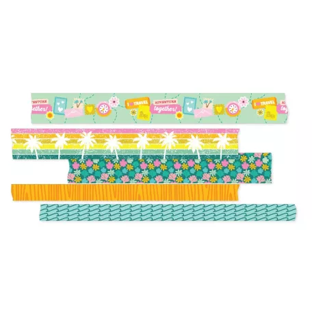 Simple Stories Just Beachy Dekorációs ragasztószalag Washi Tape 5 db