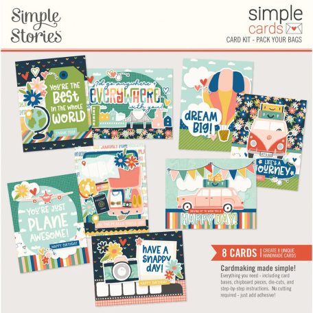 Simple Stories Pack Your Kivágatok Simple Cards Kit 1 csomag