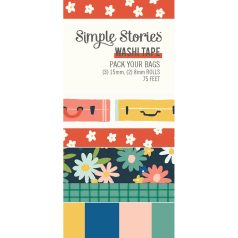   Simple Stories Pack Your Dekorációs ragasztószalag Washi Tape 5 db