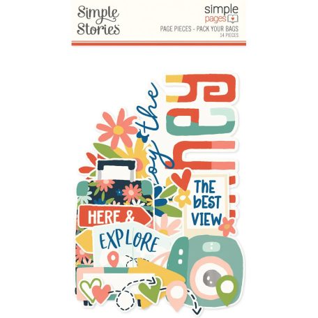 Simple Stories Pack Your Kivágatok Simple Pages Pieces 1 csomag