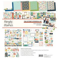   Simple Stories Pack Your Scrapbook papírkészlet Collector's Essential Kit 12" (30 cm) 1 csomag