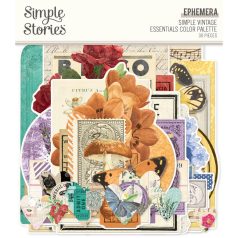   Simple Stories Simple Vintage Essentials Color Palette Kivágatok Ephemera 1 csomag