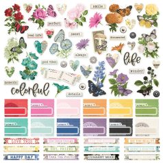   Simple Stories Simple Vintage Essentials Color Palette Scrapbook papírkészlet Collection Kit 12" (30 cm) 1 csomag