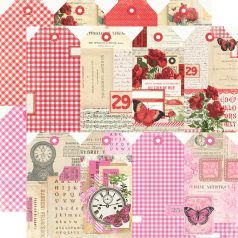   Simple Stories Simple Vintage Essentials Color Palette Scrapbook papírkészlet Designer Tags Kit 12" (30 cm) 1 csomag
