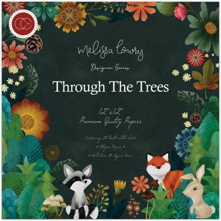 Craft Consortium Through The Trees Scrapbook papírkészlet Paper Pad 12" (30 cm) 30 lap