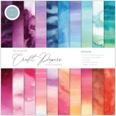   Craft Consortium Ombre Scrapbook papírkészlet Essential Craft Papers 12" (30 cm) 30 lap