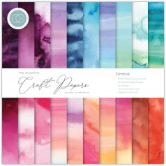   Craft Consortium Ombre Scrapbook papírkészlet Essential Craft Papers 8" (20 cm) 30 lap